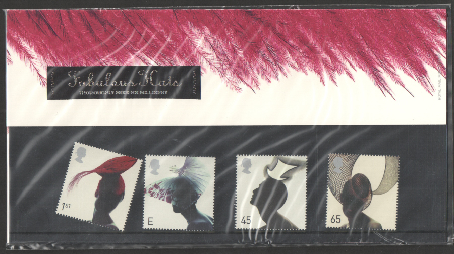 (image for) 2001 Fashion Hats Royal Mail Presentation Pack 324 - Click Image to Close